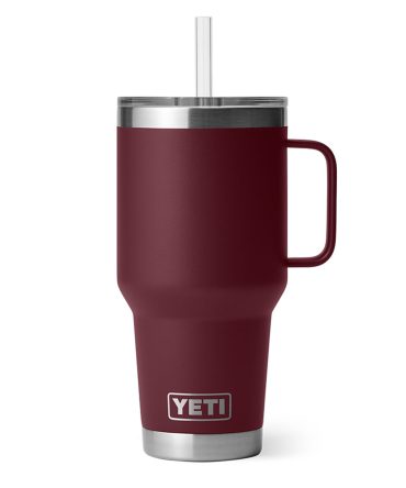 YETI Rambler 35oz Straw Mug Wild Vine Red