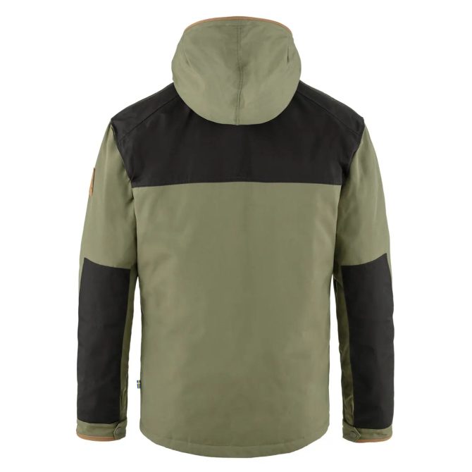 Fjallraven Greenland No. 1 Down Jacket Green / Dark Grey - Image 2