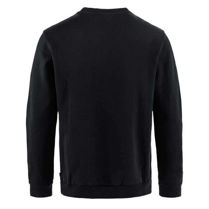 Fjallraven Logo Sweater Black - Image 2
