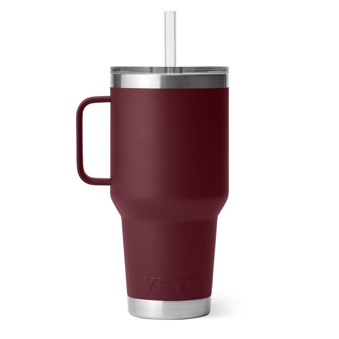 YETI Rambler 35oz Straw Mug Wild Vine Red - Image 2