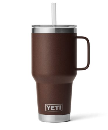 YETI Rambler 35oz Straw Mug Wetlands Brown