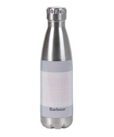 Barbour Tartan Water Bottle Pink / Grey Tartan
