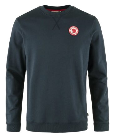 Fjallraven 1960 Logo Badge Sweater Dark Navy