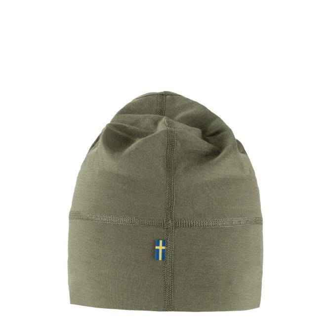 Fjallraven Abisko Lite Wool Beanie Light Olive - Image 2
