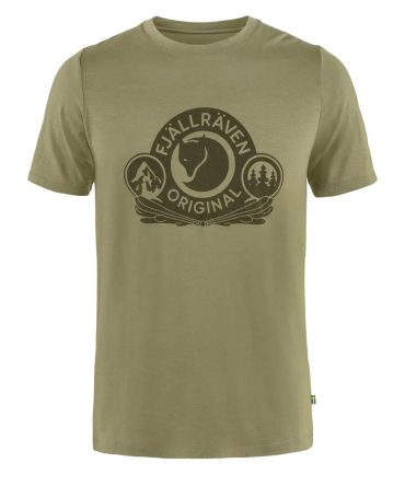 Fjallraven Abisko Wool Classic SS T-Shirt Light Olive