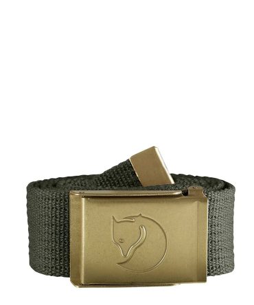 Fjallraven Canvas Brass Belt 4cm Mountain Grey