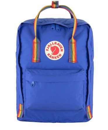 Fjallraven Kanken Classic Backpack Cobalt Blue Rainbow Pattern
