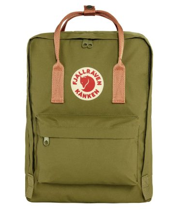 Fjallraven Kanken Classic Backpack Foliage Green / Peach Sand