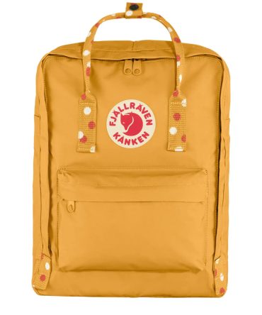 Fjallraven Kanken Classic Backpack Ochre / Confetti Pattern