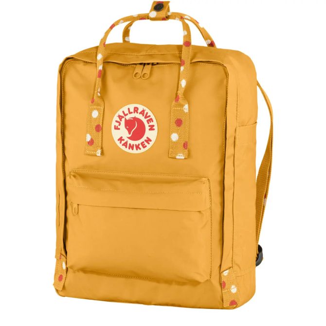 Fjallraven Kanken Classic Backpack Ochre / Confetti Pattern - Image 3