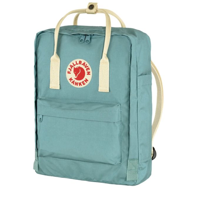 Fjallraven Kanken Classic Backpack Sky Blue / Light Oak - Image 2