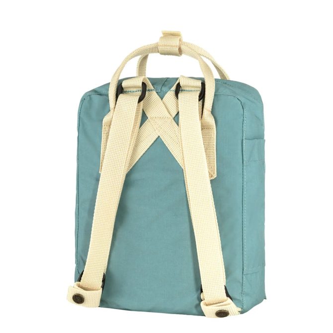 Fjallraven Kanken Mini Backpack Sky Blue / Light Oak - Image 4