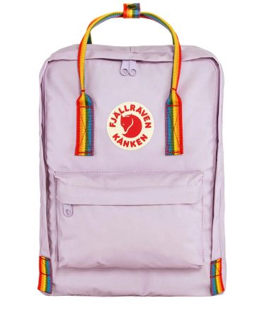 Fjallraven Kanken Rainbow Classic Backpack Pastel Lavender / Rainbow