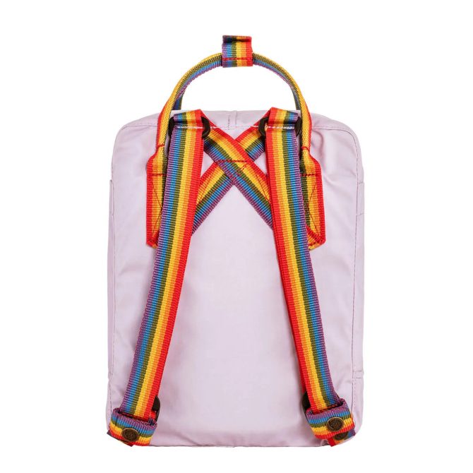 Fjallraven Kanken Rainbow Mini Pastel Lavender-Rainbow - Image 3