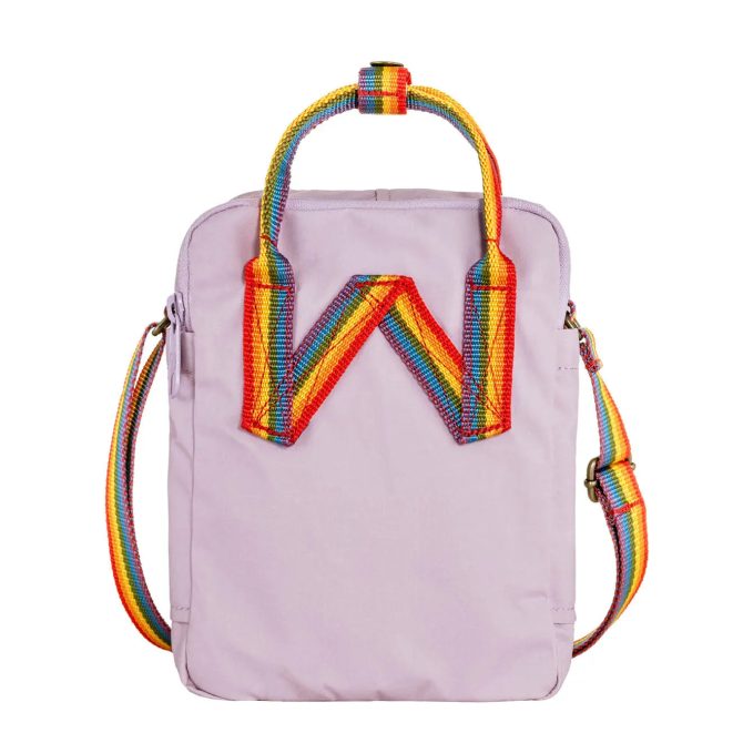 Fjallraven Kanken Rainbow Sling Pastel Lavender-Rainbow - Image 2
