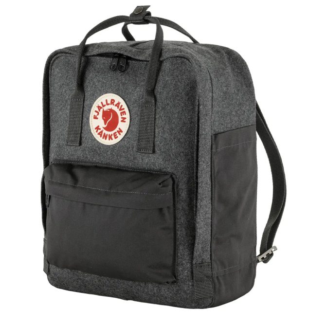 Fjallraven Kanken Re-Wool Backpack Grey - Image 3