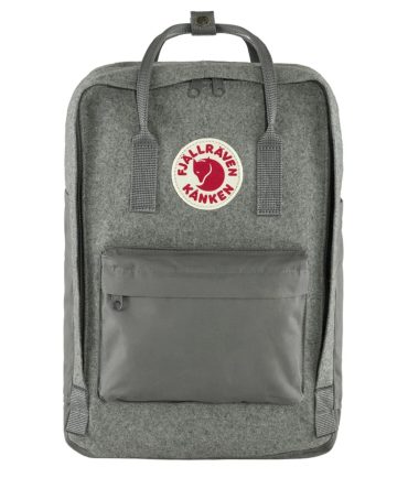 Fjallraven Kanken Re-Wool Laptop 15  Granite Grey