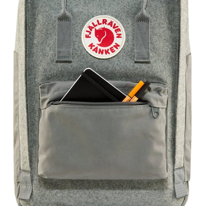 Fjallraven Kanken Re-Wool Laptop 15  Granite Grey - Image 5