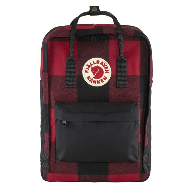 Fjallraven Kanken Re-Wool Laptop 15  Red / Black