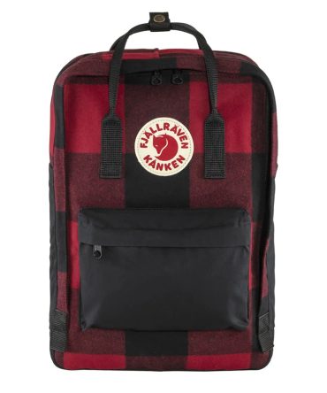 Fjallraven Kanken Re-Wool Laptop 15  Red / Black
