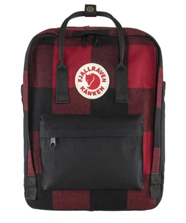 Fjallraven Kanken Re-Wool Red / Black