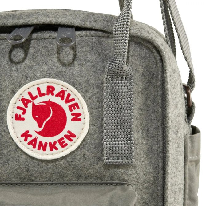 Fjallraven Kanken Re-Wool Sling Granite Grey - Image 4