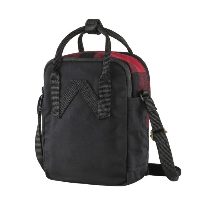 Fjallraven Kanken Re-Wool Sling Red-Black - Image 3