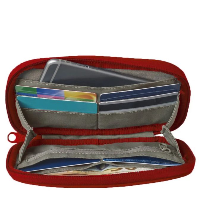 Fjallraven Kanken Travel Wallet Ox Red - Image 3