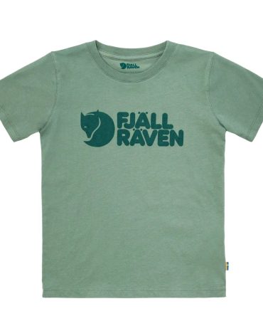 Fjallraven Kids Fjallraven Logo T-Shirt Patina Green
