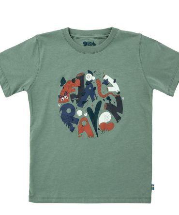 Fjallraven Kids Forest Findings T-Shirt Patina Green