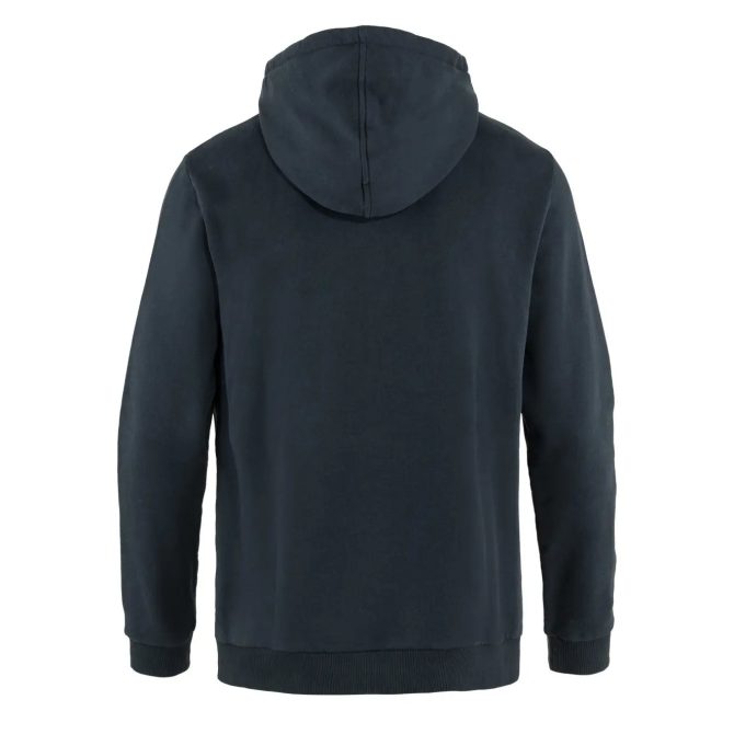 Fjallraven Logo Hoodie Dark Navy - Image 2