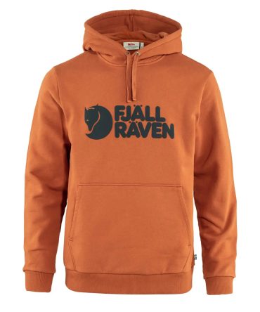 Fjallraven Logo Hoodie Terracotta Brown