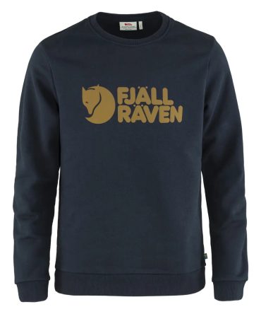 Fjallraven Logo Sweater Dark Navy