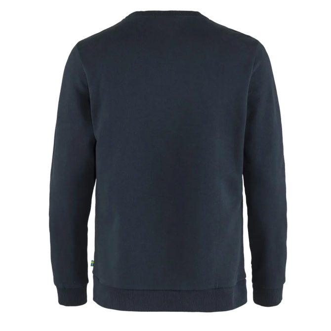 Fjallraven Logo Sweater Dark Navy - Image 2
