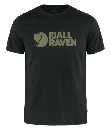 Fjallraven Logo T-Shirt Black