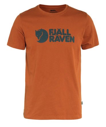 Fjallraven Logo T-Shirt Terracotta Brown