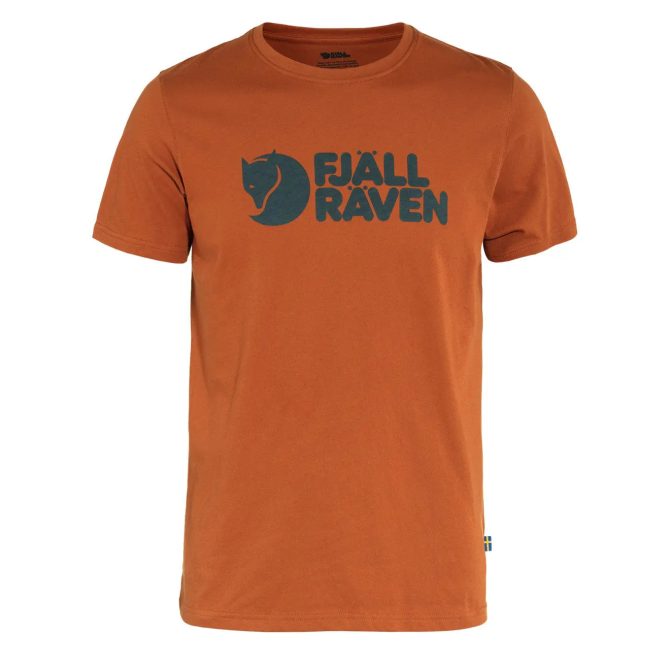 Fjallraven Logo T-Shirt Terracotta Brown