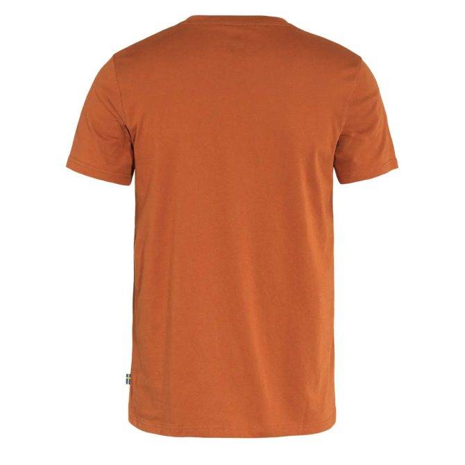 Fjallraven Logo T-Shirt Terracotta Brown - Image 2