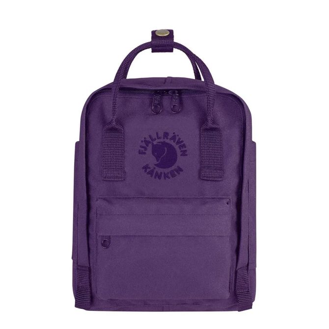 Fjallraven Re-Kanken Mini Backpack Deep Violet