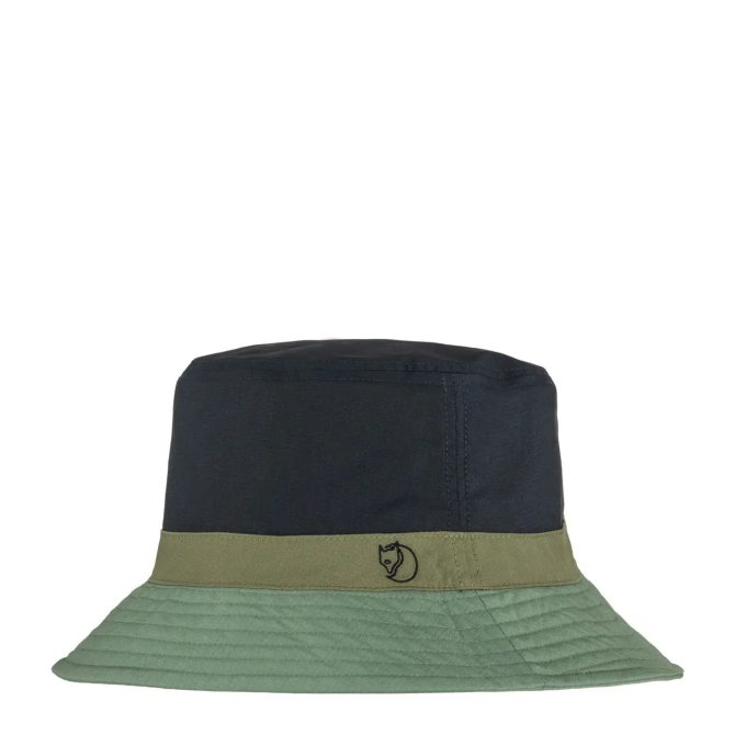 Fjallraven Reversible Bucket Hat Patina Green / Dark Navy - Image 2
