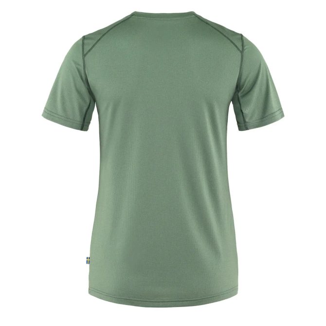 Fjallraven Womens Abisko Day Hike SS T-Shirt Patina Green - Image 2