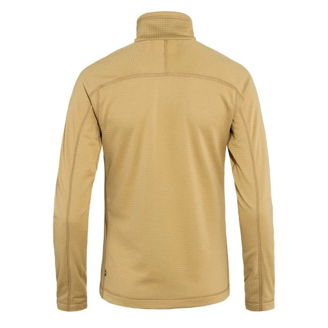Fjallraven Womens Abisko Lite Fleece Jacket Dune Beige - Image 2