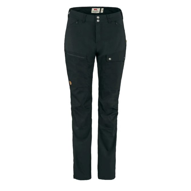 Fjallraven Womens Abisko Midsummer Trousers Short Leg Black