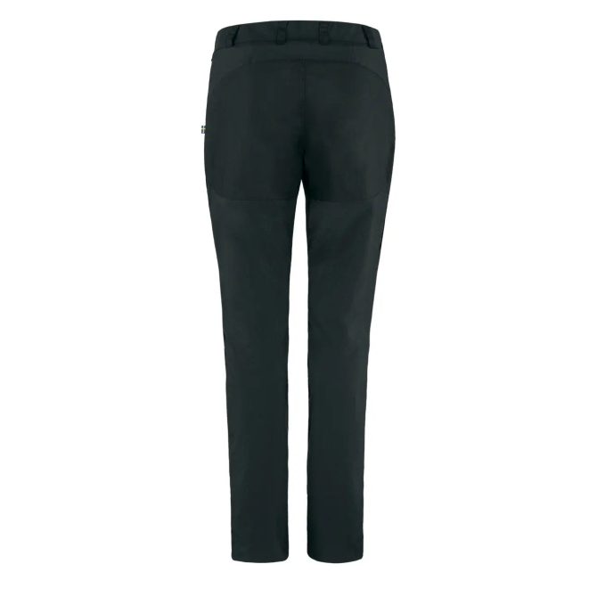 Fjallraven Womens Abisko Midsummer Trousers Short Leg Black - Image 2