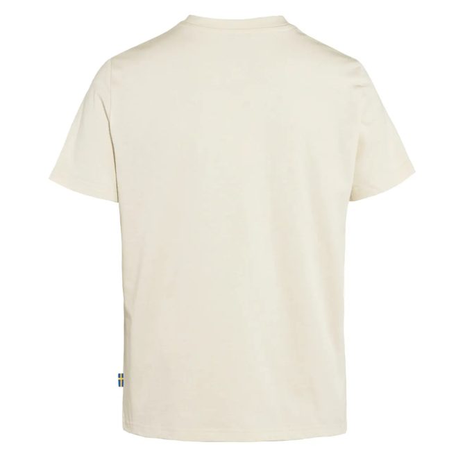Fjallraven Womens Fox Boxy Logo Tee Chalk White - Image 2