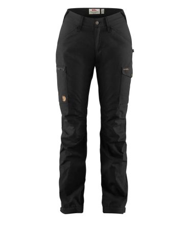 Fjallraven Womens Kaipak Curved Trousers Black