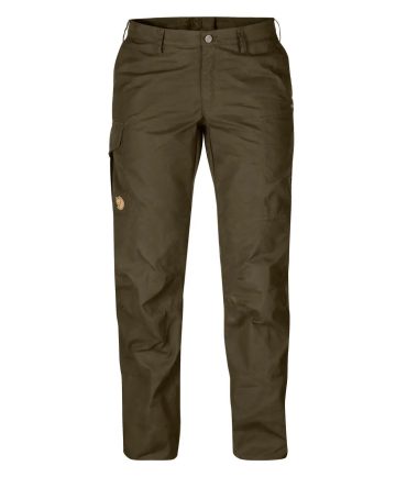 Fjallraven Womens Karla Pro Trousers Curved Dark Olive
