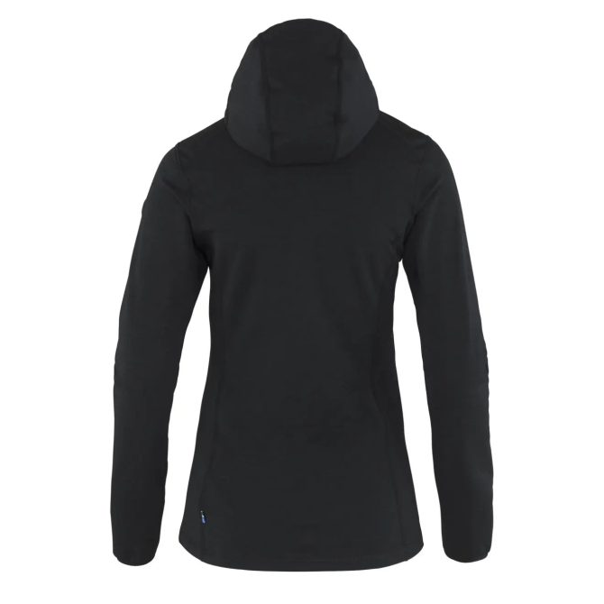Fjallraven Womens Keb Fleece Hoodie Black - Image 2