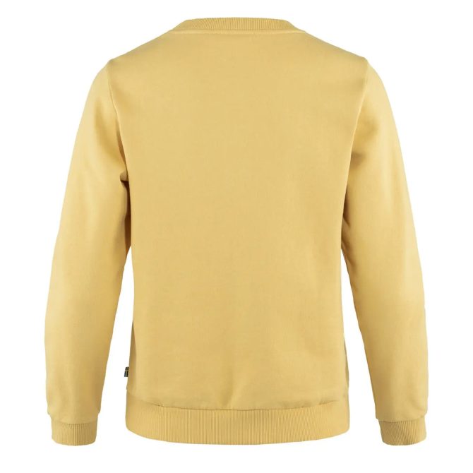 Fjallraven Womens Logo Sweater Mais Yellow - Image 2