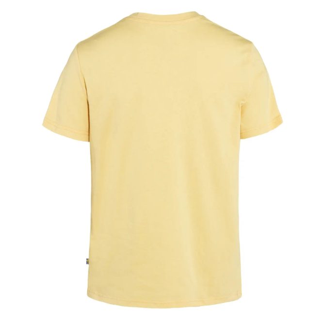 Fjallraven Womens Logo T-Shirt Mais Yellow - Image 2